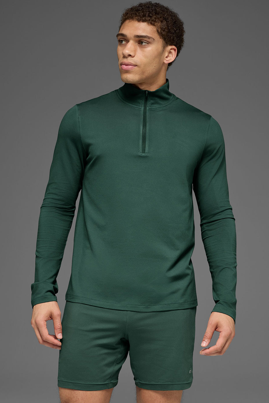 Conquer 1/4 Zip Reform Long Sleeve - Clover Green (M3193R)