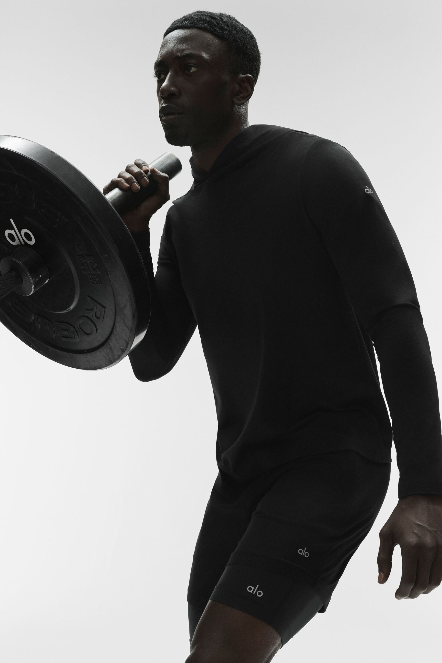 Conquer Reform Long Sleeve With Hood - Black (M3199R)