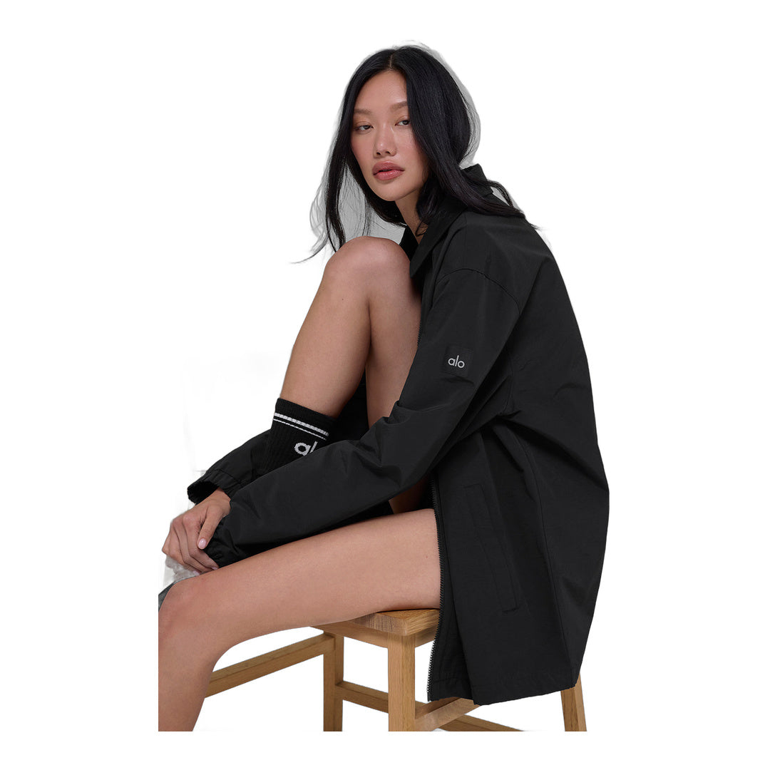 alo Torrent Overshirt - Black by Alo Yoga