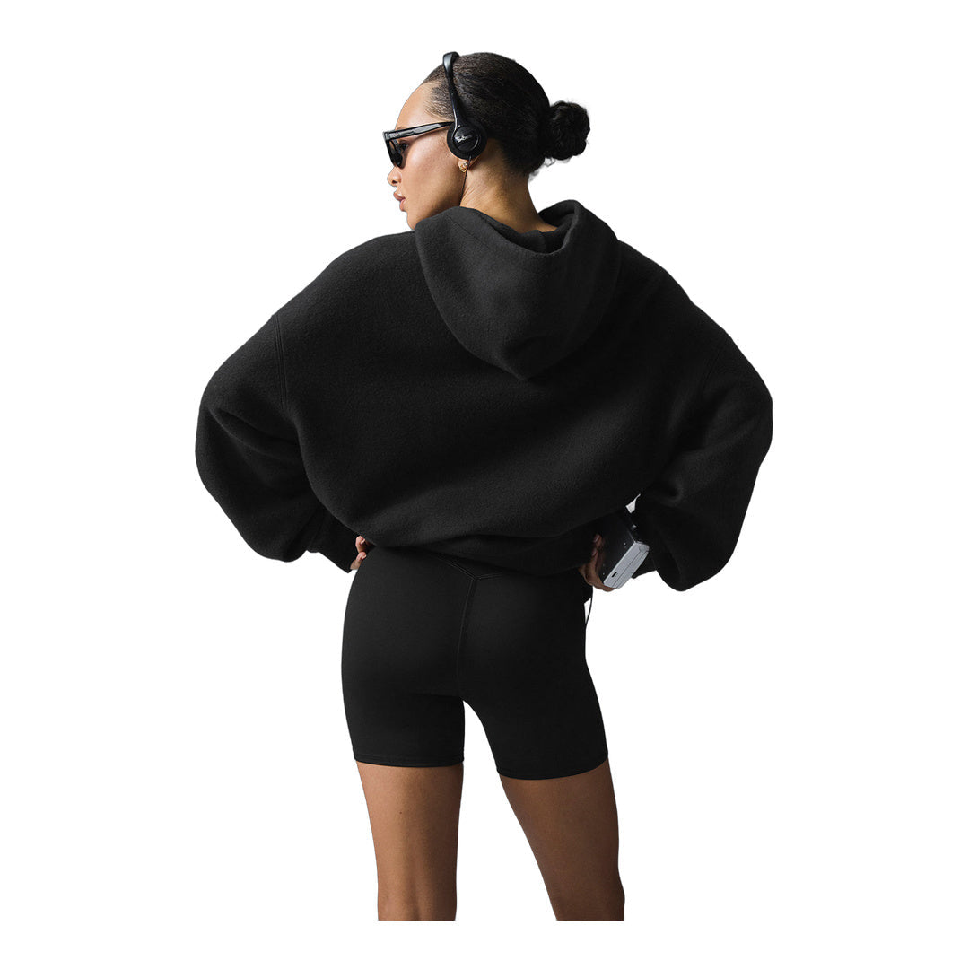 alo Triumph Restore Hoodie - Black by Alo Yoga