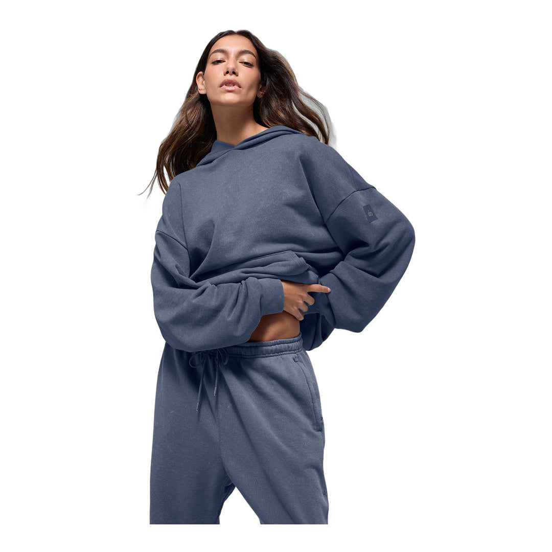 alo Chill Vintage Wash Hoodie - Bluestone Wash by Alo Yoga
