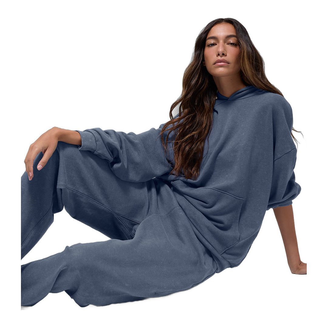 alo Chill Vintage Wash Hoodie - Bluestone Wash by Alo Yoga