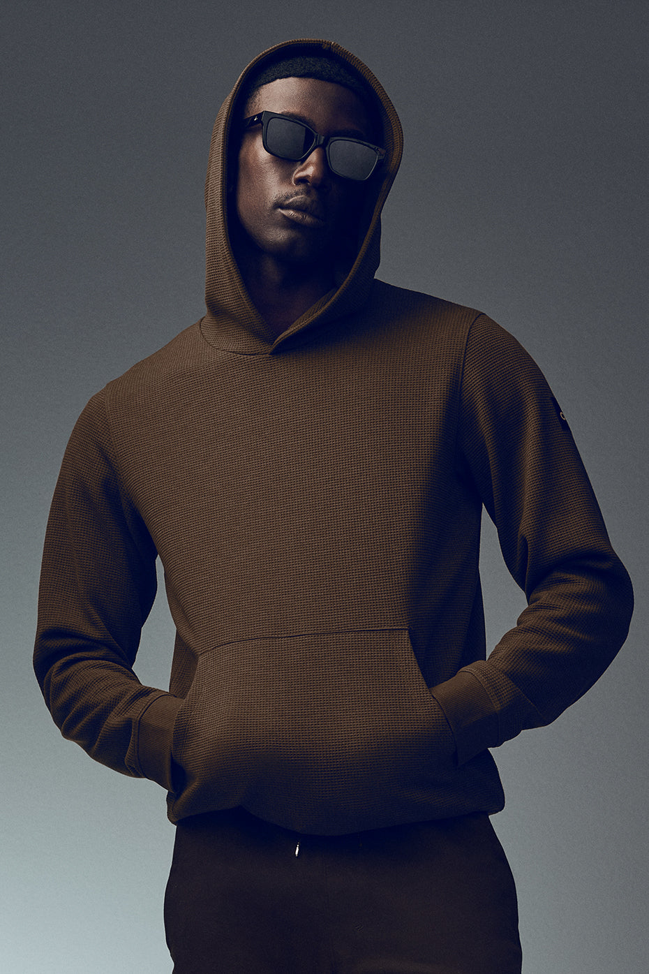 Waffle Lounge Hoodie - Espresso (M3311R)