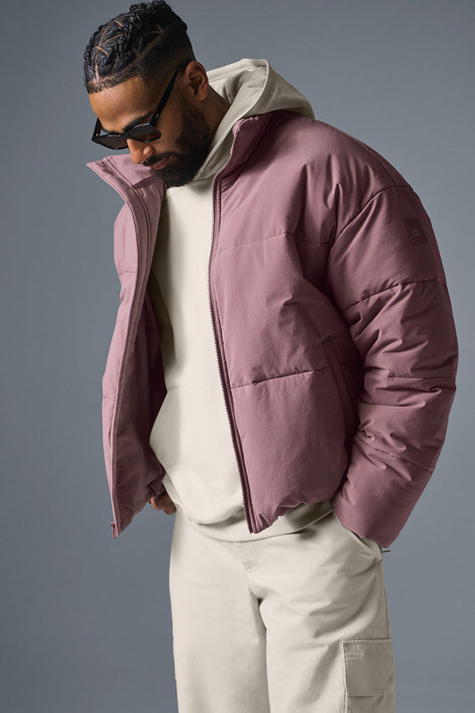 Stretch Woven Street Puffer - Woodrose (M4134R)