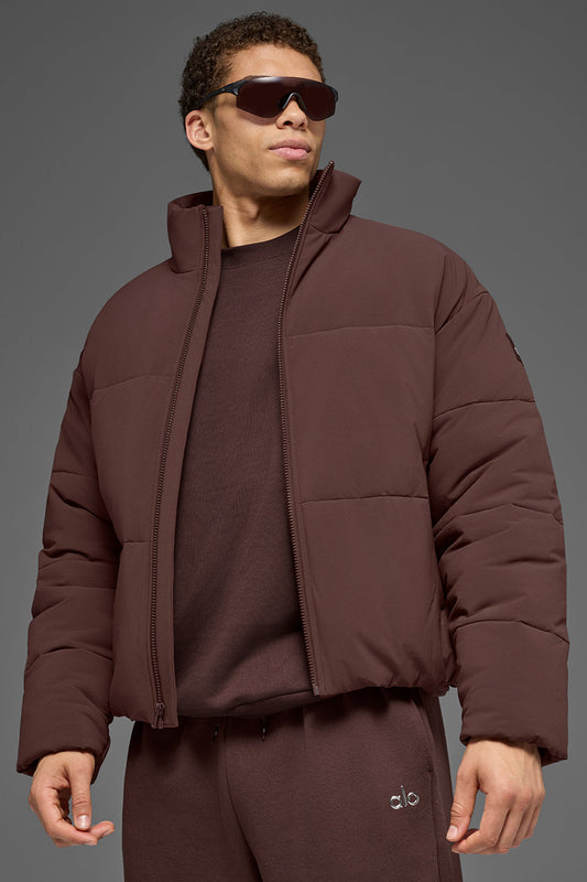 Stretch Woven Street Puffer - Brownstone (M4134R)