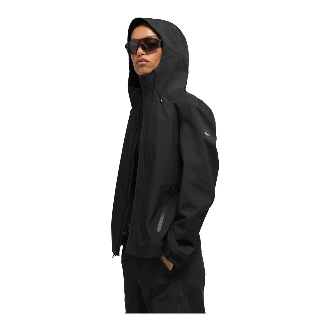 alo Alpha Shell Jacket - Black by Alo Yoga