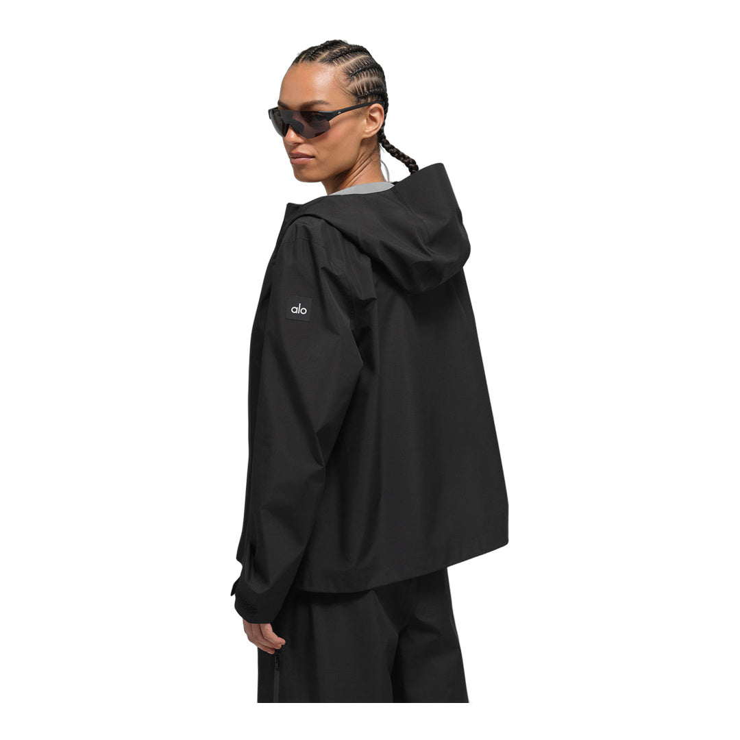 alo Alpha Shell Jacket - Black by Alo Yoga