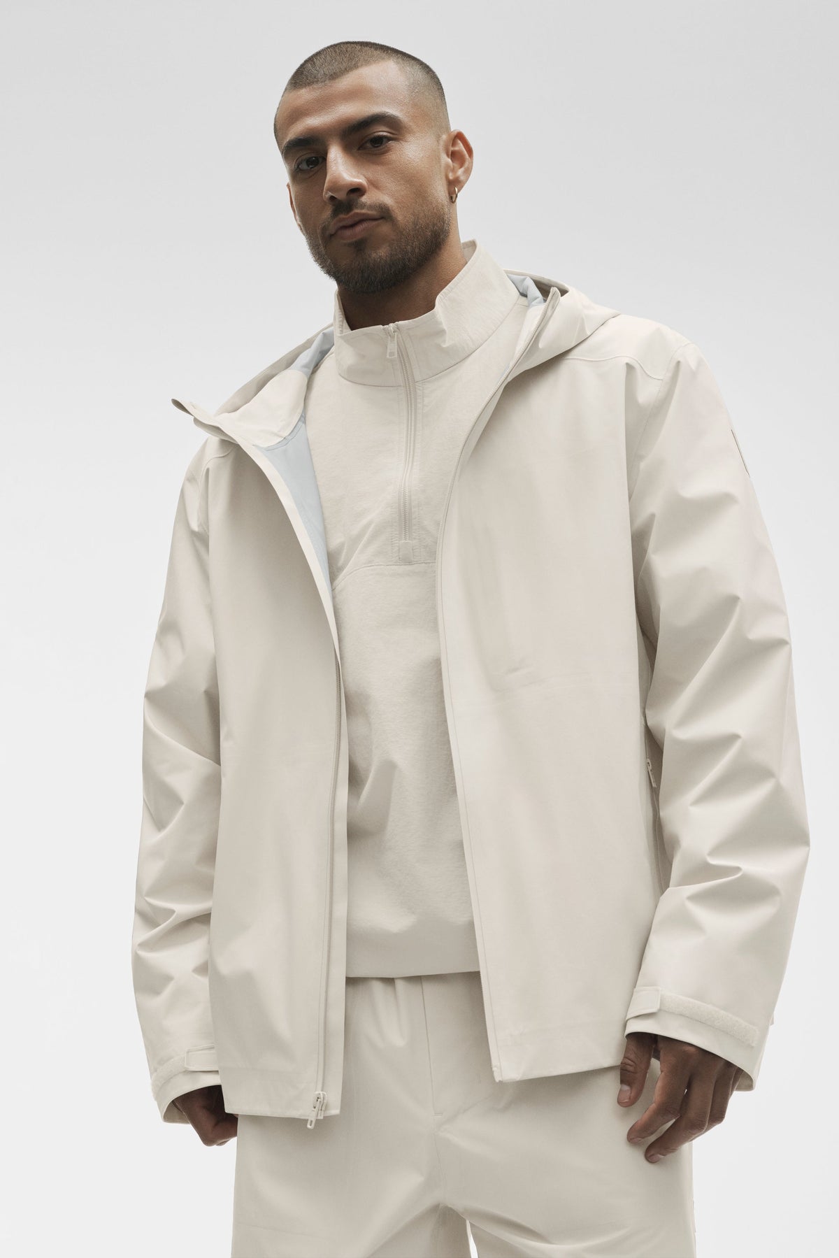 Alo Yoga Alpha Shell Jacket in Bone
