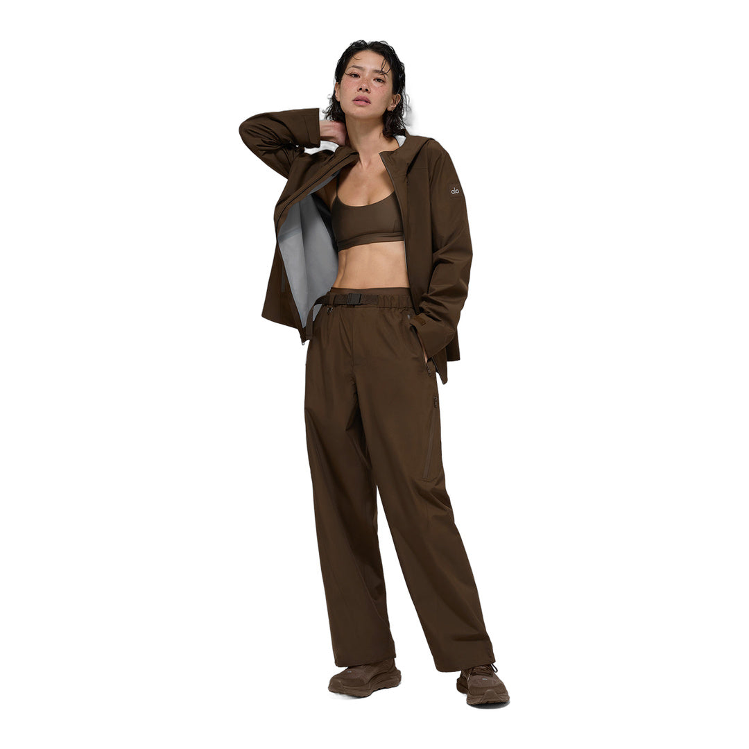 alo Alpha Shell Jacket - Espresso by Alo Yoga