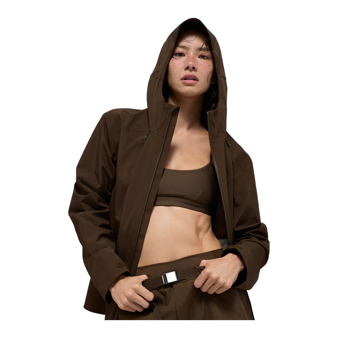 alo Alpha Shell Jacket - Espresso by Alo Yoga
