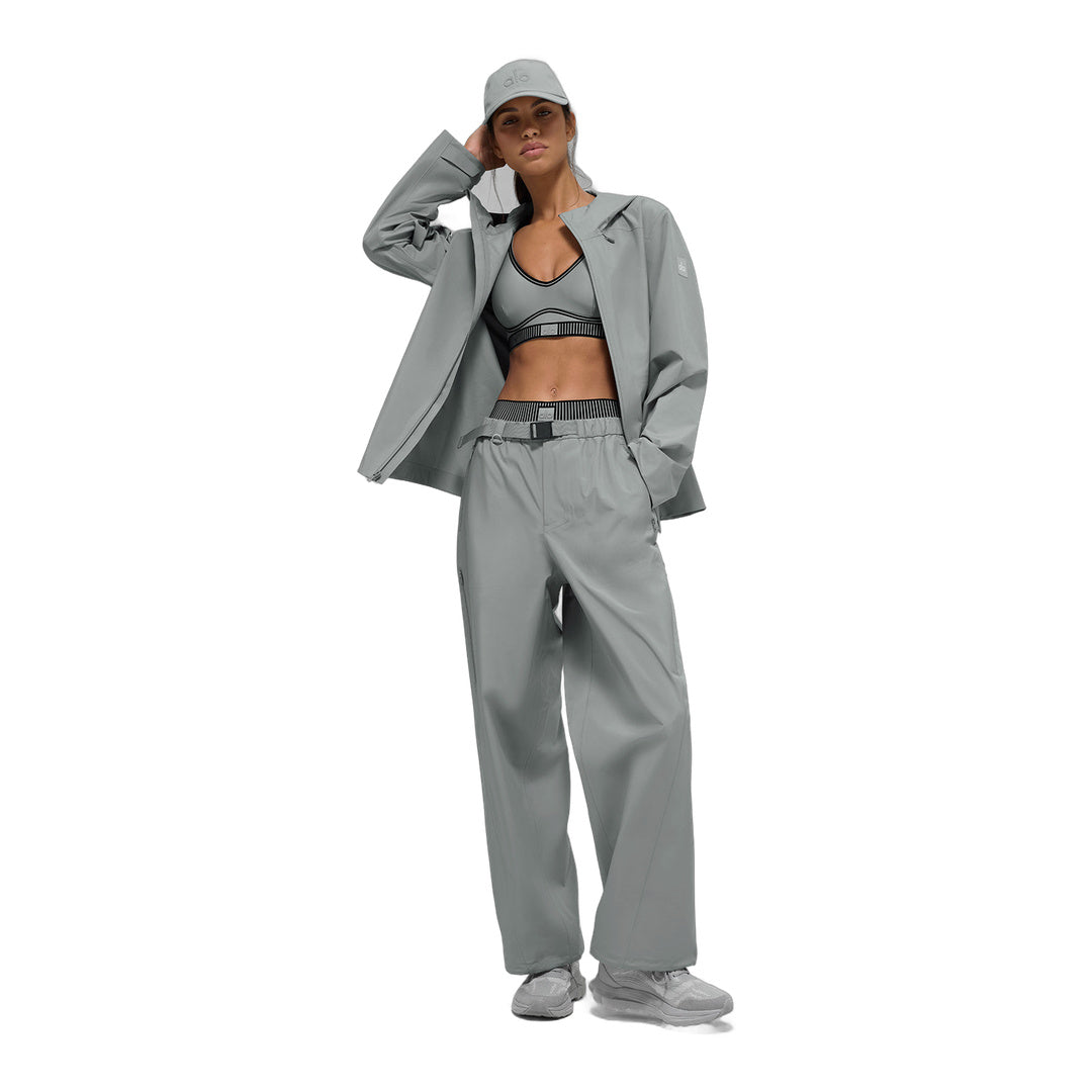 alo Alpha Shell Jacket - Lunar Grey by Alo Yoga
