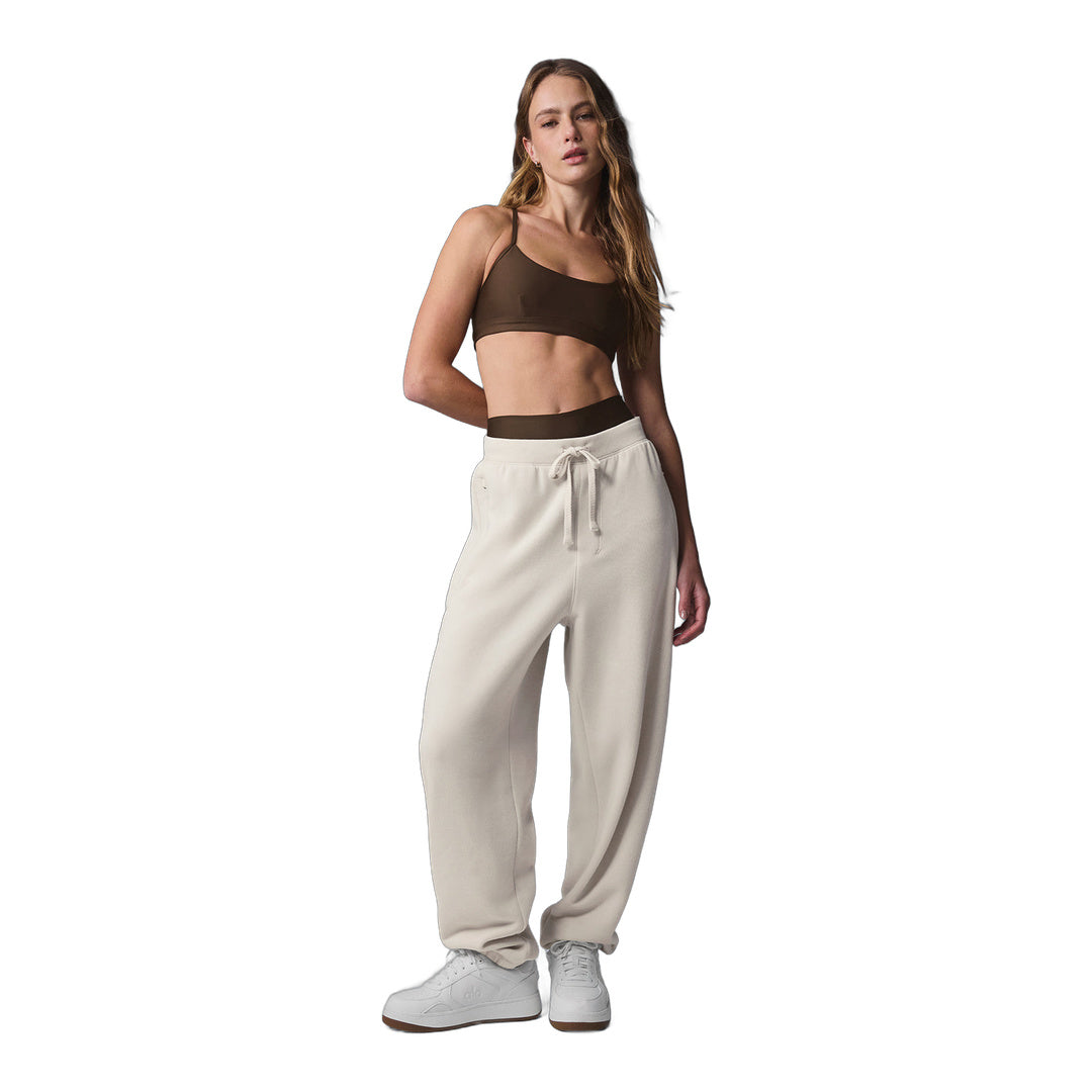 alo Triumph Restore Sweatpant - Bone by Alo Yoga