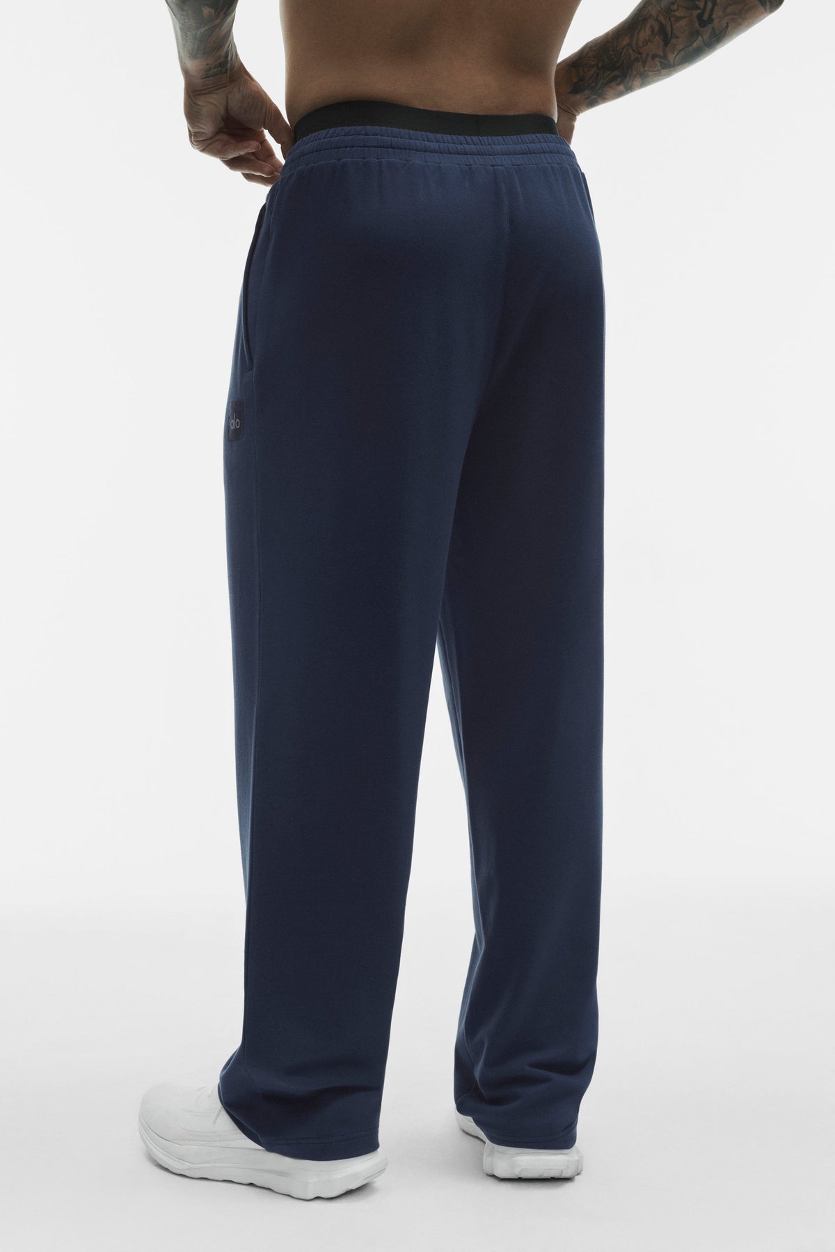 Alo Yoga Double Take Straight Leg Pant in Navy, product image 4 of 4