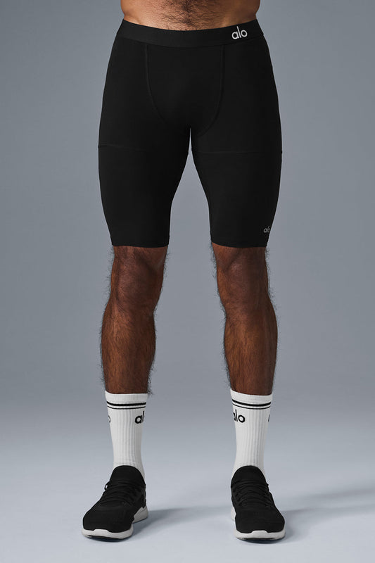 9" Flight Compression Short - Black (M6118R)