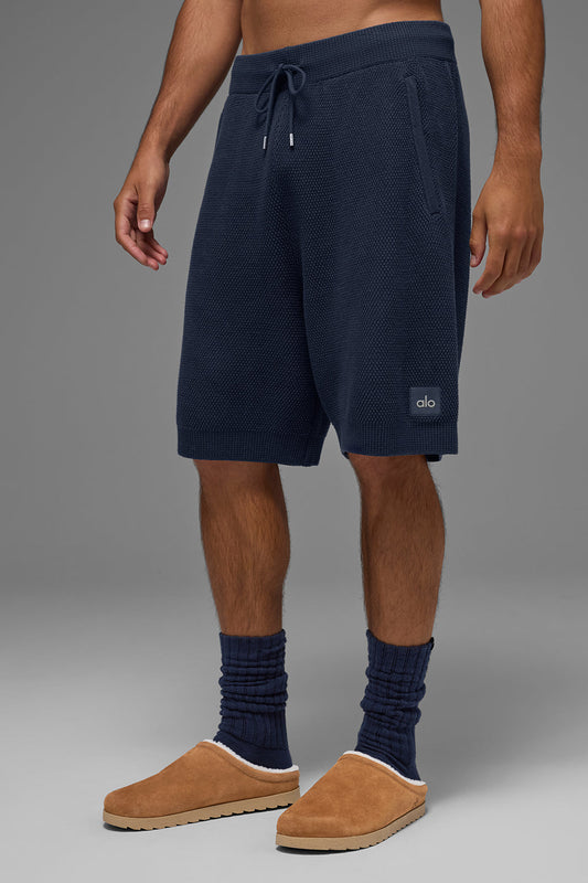 7" Sports Club Sweater Knit Short - Navy (M6171R)