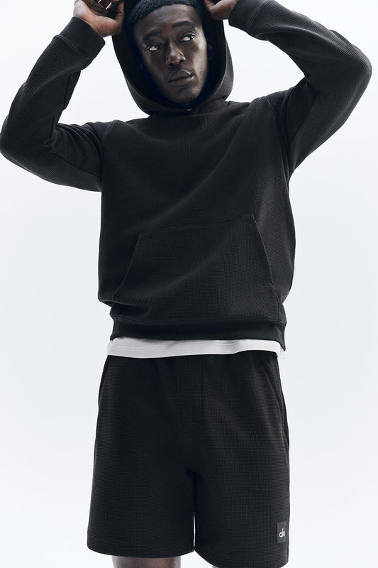 7" Waffle Lounge Short - Black (M6187R)