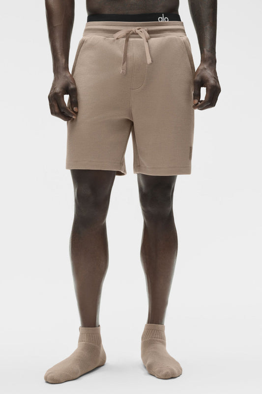 7" Waffle Lounge Short - Gravel (M6187R)