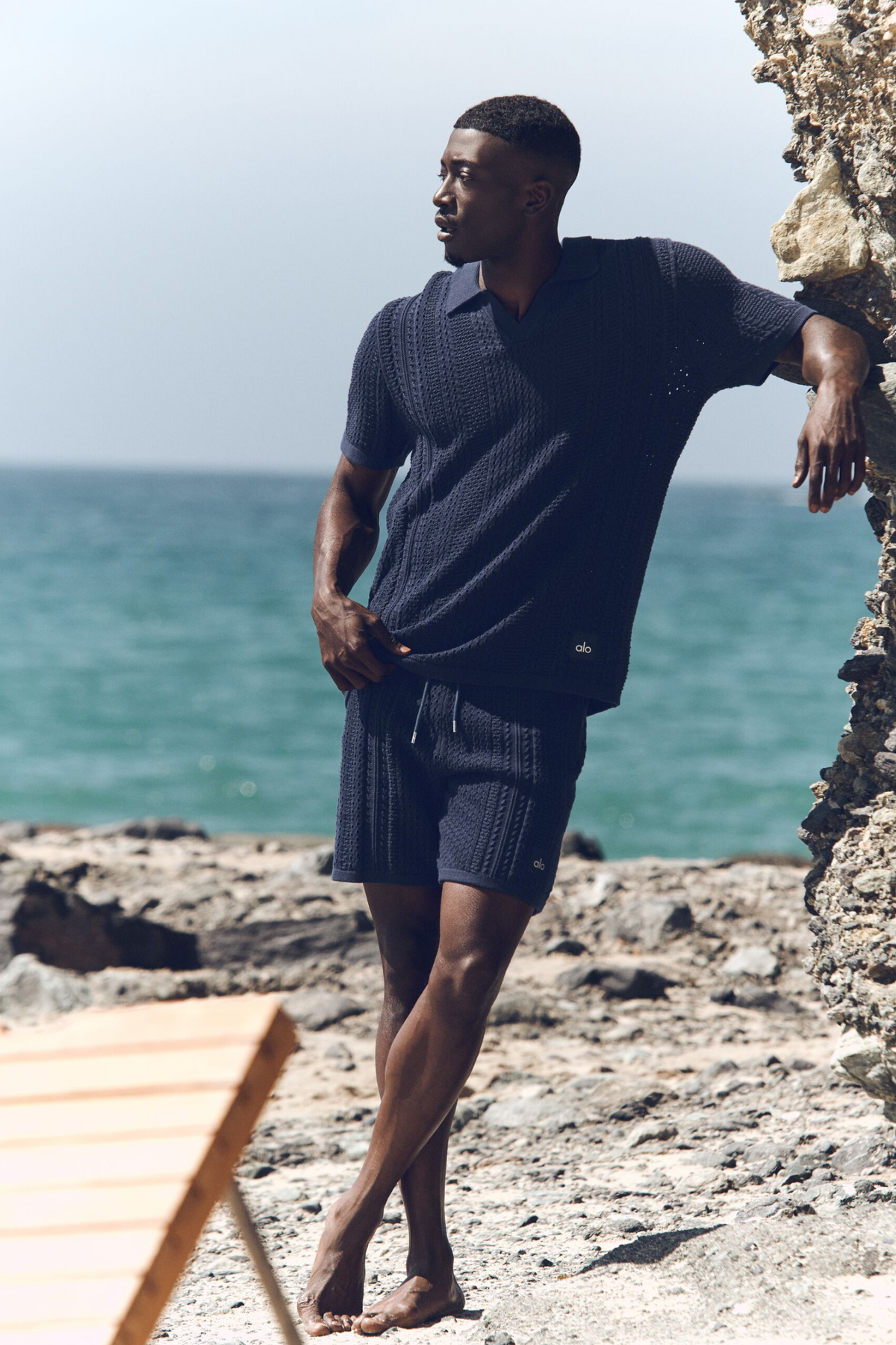 7" Coastline Knit Short - Navy (M6196R)