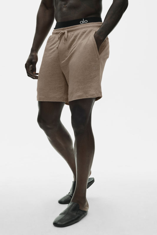 7" Linen Jersey Coastal Short - Gravel (M6201P)