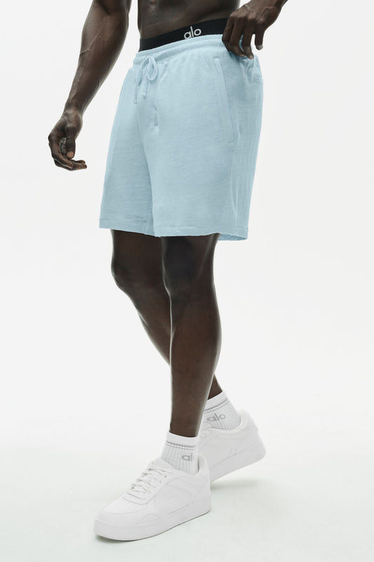 7" Linen Jersey Coastal Short - Seaside Blue (M6201P)