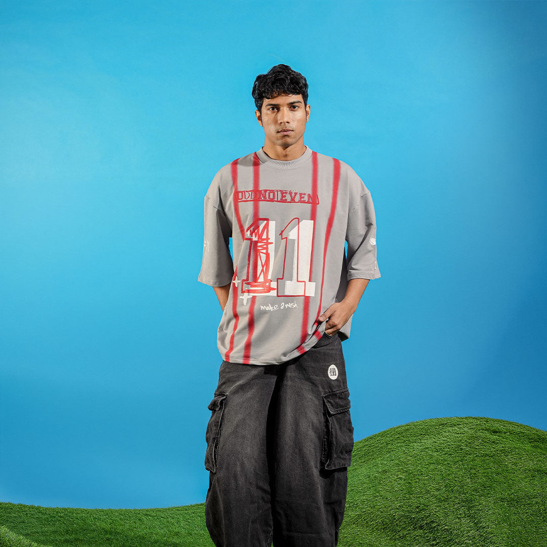 'Make A Wish' Grey Jersey Tshirt by oddnoteven