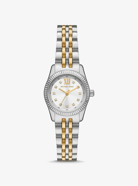 Women's Petite Lexington Pavé Two-Tone Watch MK4740