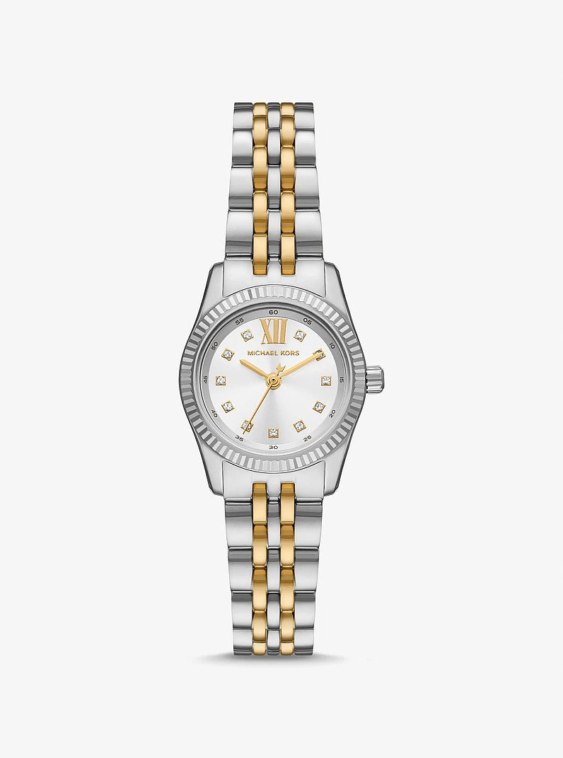 Women's Petite Lexington Pavé Two-Tone Watch MK4740