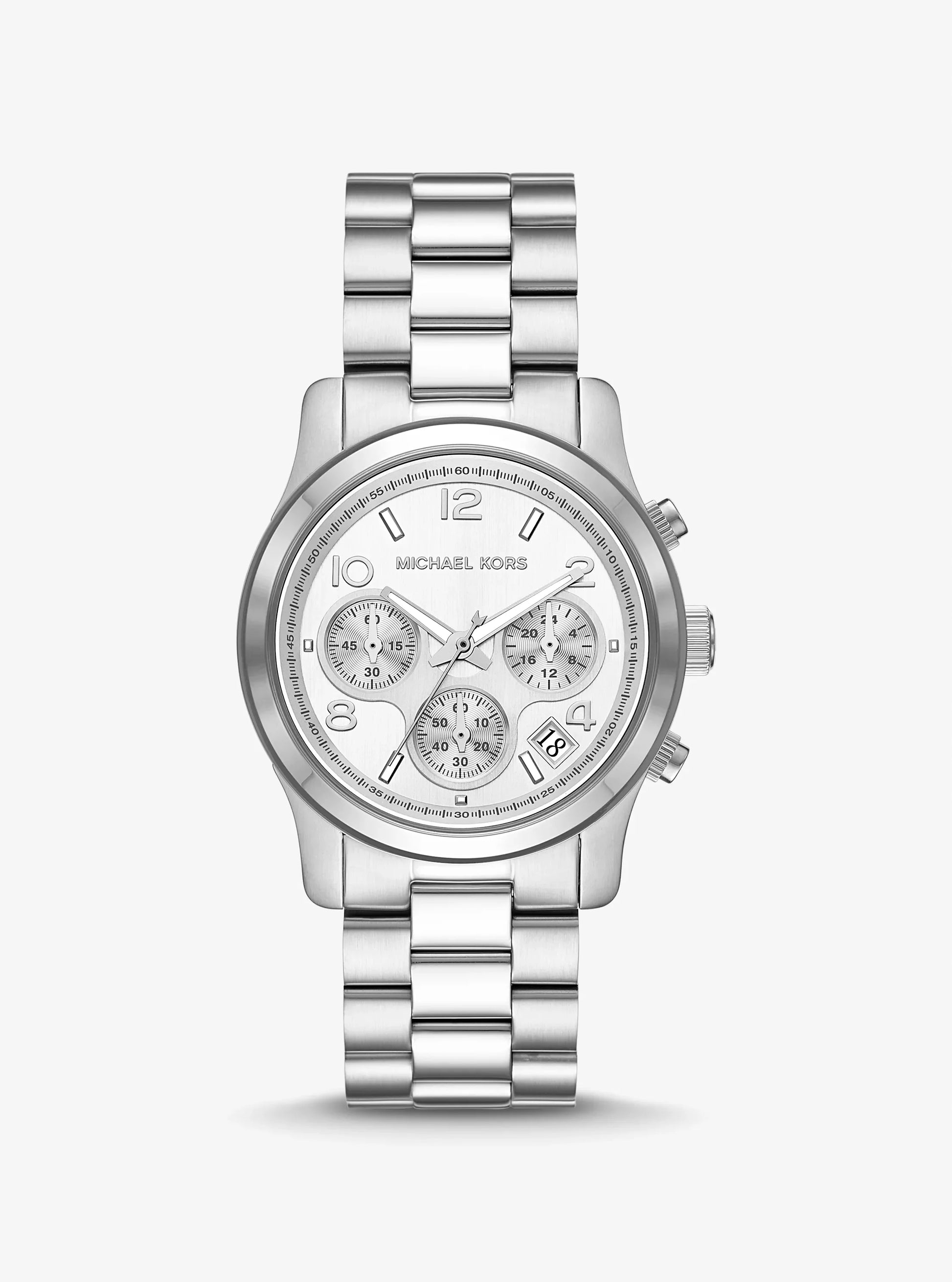 Women's Runway Silver-Tone Watch MK7325