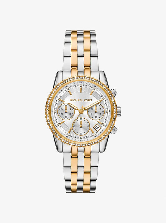 Women's Mini Bryant Pavé Two-Tone Watch MK7532