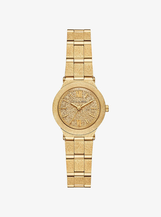 Women's Petite Billie Frosted Gold-Tone Watch MK7554