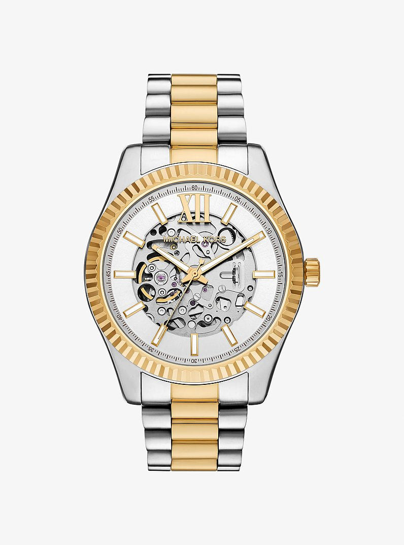 Men's Oversized Lexington Two-Tone Watch MK9243