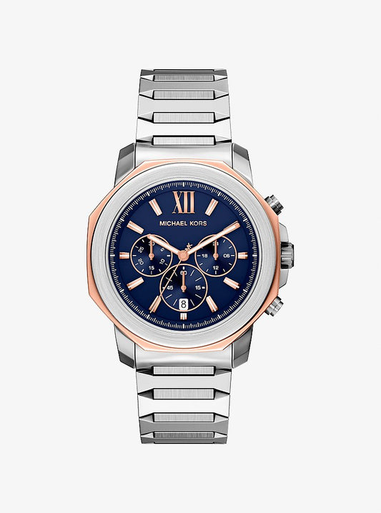 Men's Oversized Prescott Two-Tone Watch MK9250