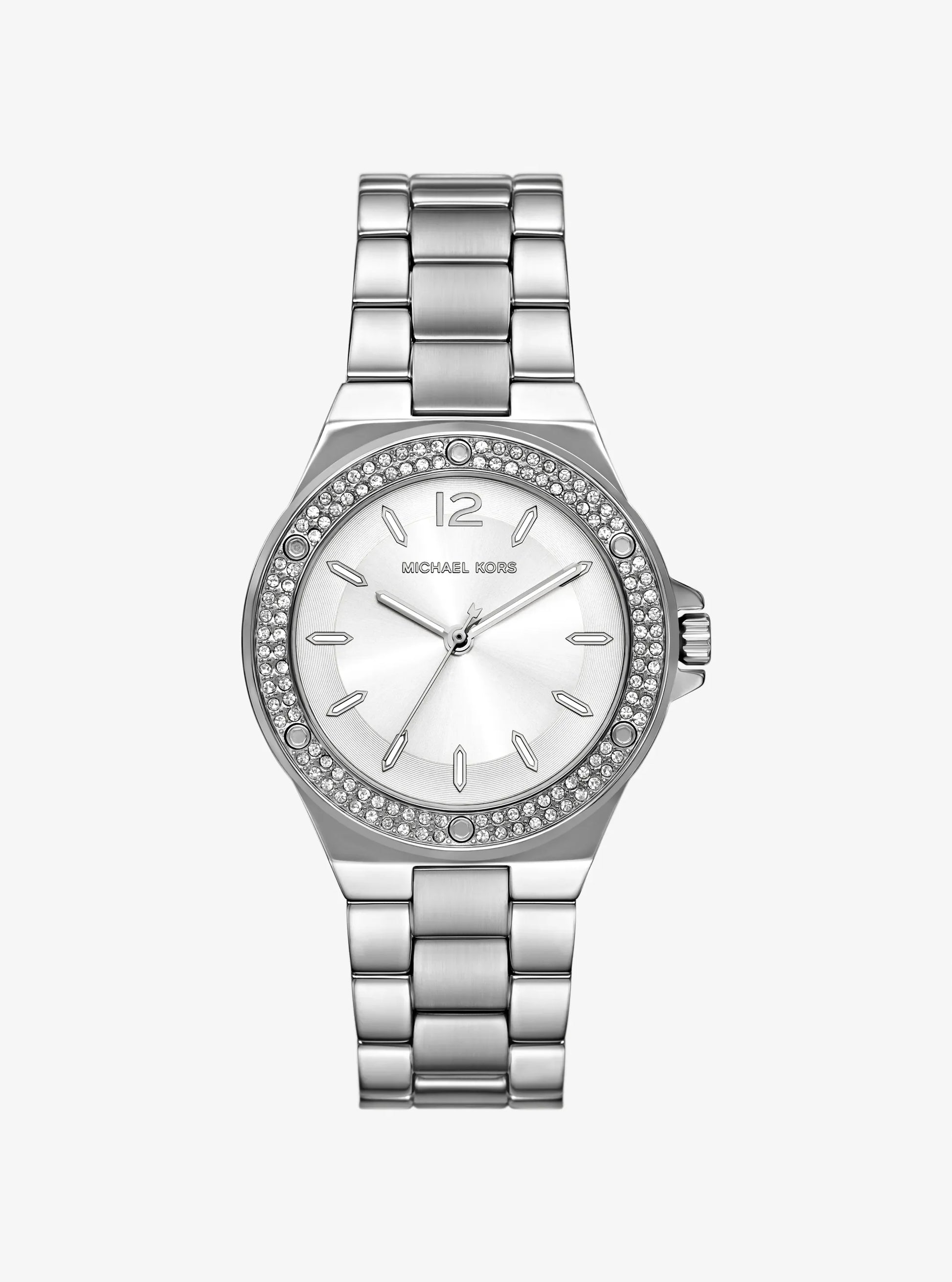 Women's Lennox Pavé Silver-Tone Watch MKO1188