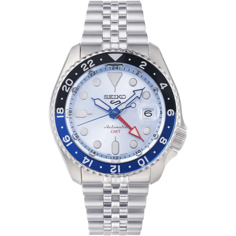 Men’s Seiko 5 Sports GMT SSK029K1 Ice Blue Automatic Watch