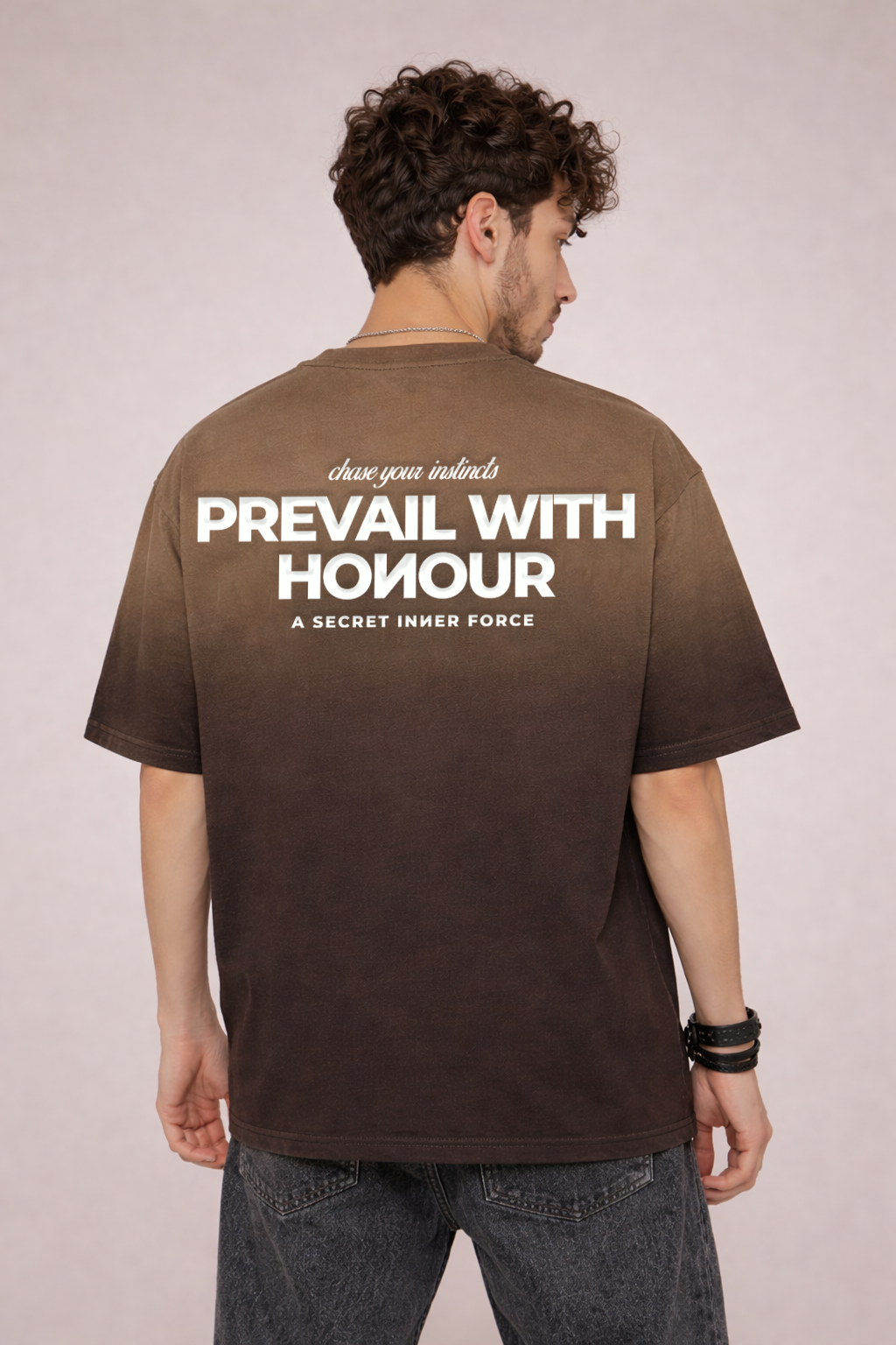 Inner Forces - Oversized Tshirt (Mountain Brown) by Instinct First