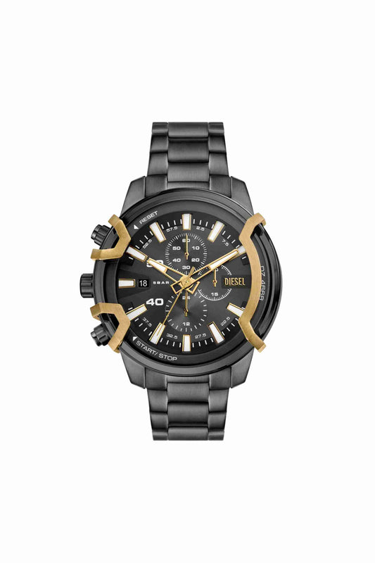 Grey Griffed Two-Tone Stainless Steel Watch