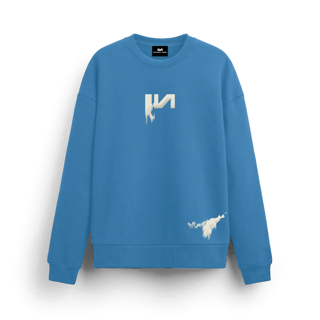 Oversized Sweatshirts (Midnight Blue) by Instinct First