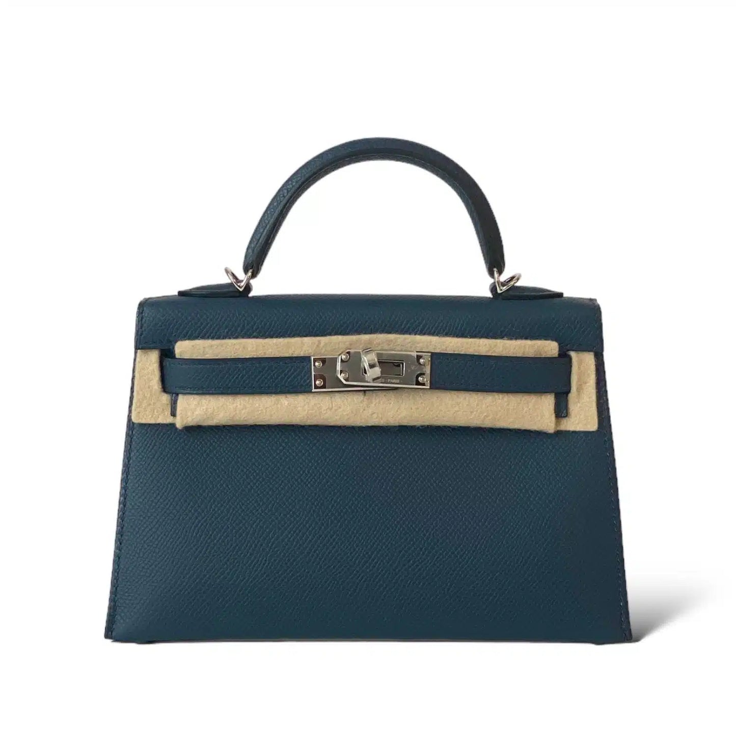 Hermès Mini Kelly – Bleu De Prusse Epsom with Palladium Hardware
