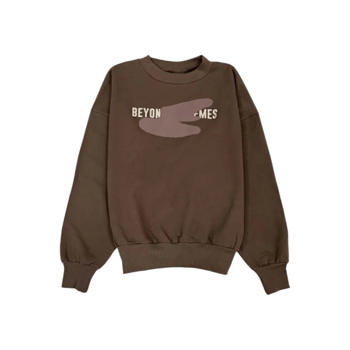 Mocha Spot Sweatshirt  [Unisex] by Beyond Extremes