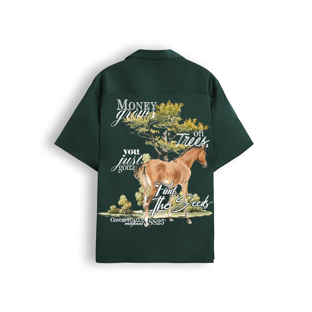 Money Trees - Bottle green by RECNSTRCT