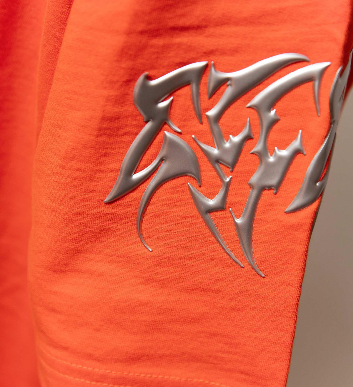 'Monstrosity' Distressed Metal Embroidered T-shirt by Cause & Effect