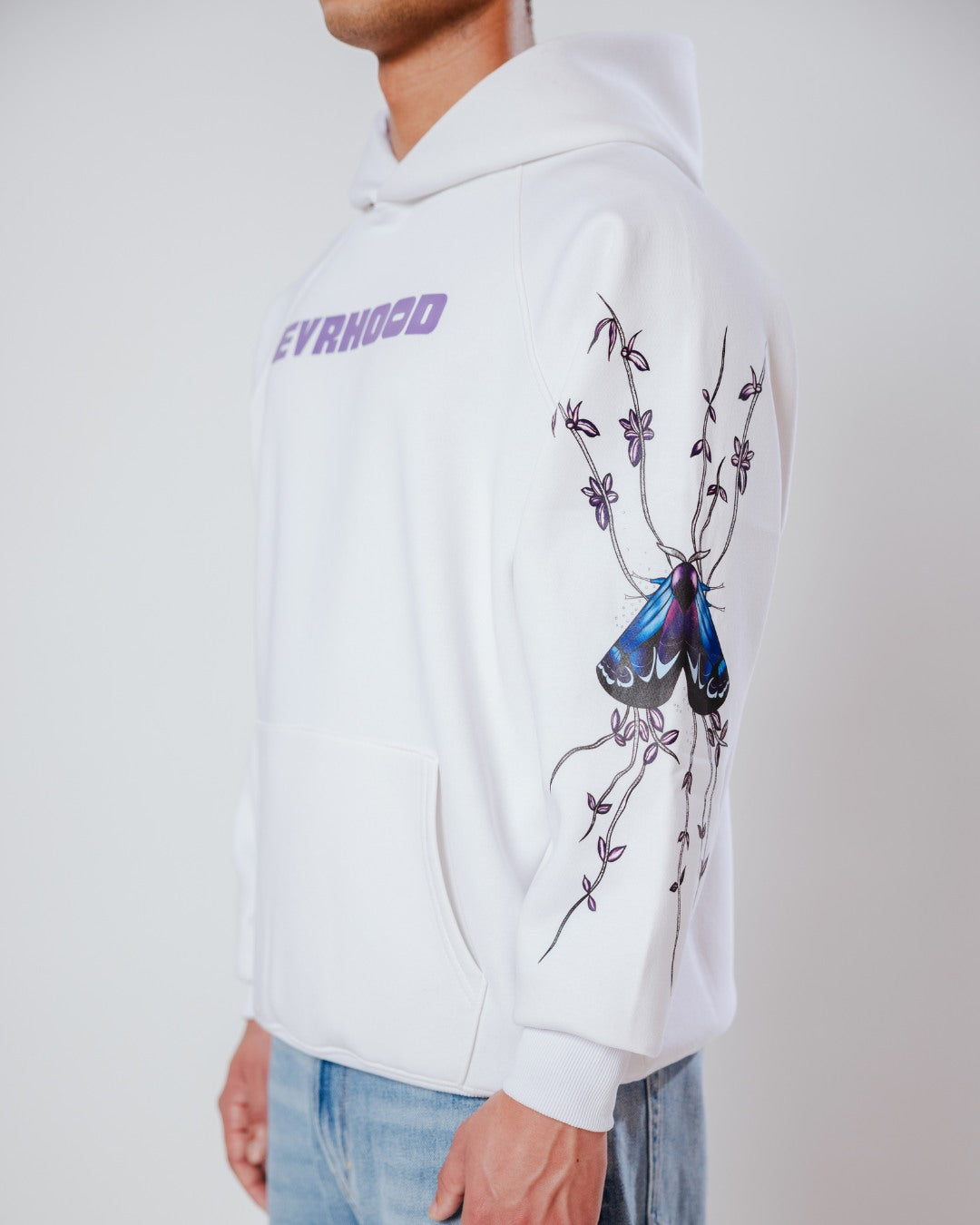 Snow Moth Hoodie by Evrhood
