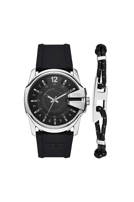 Black Master Chief Watch And Cord Bracelet Set