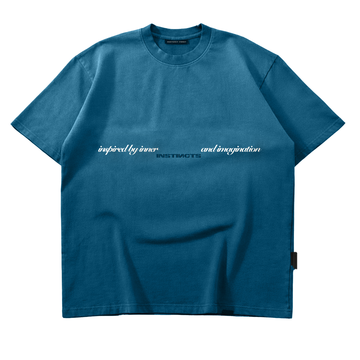 Inner Forces - Oversized Tshirt (Ocean Blue) by Instinct First