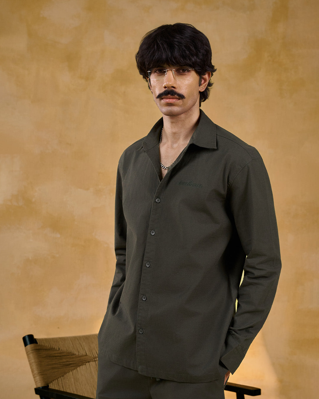 Co-ord Shirt Olive by DEADBEAR