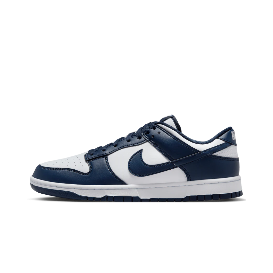 Nike Dunk Low White Midnight Navy by Nike Dunk