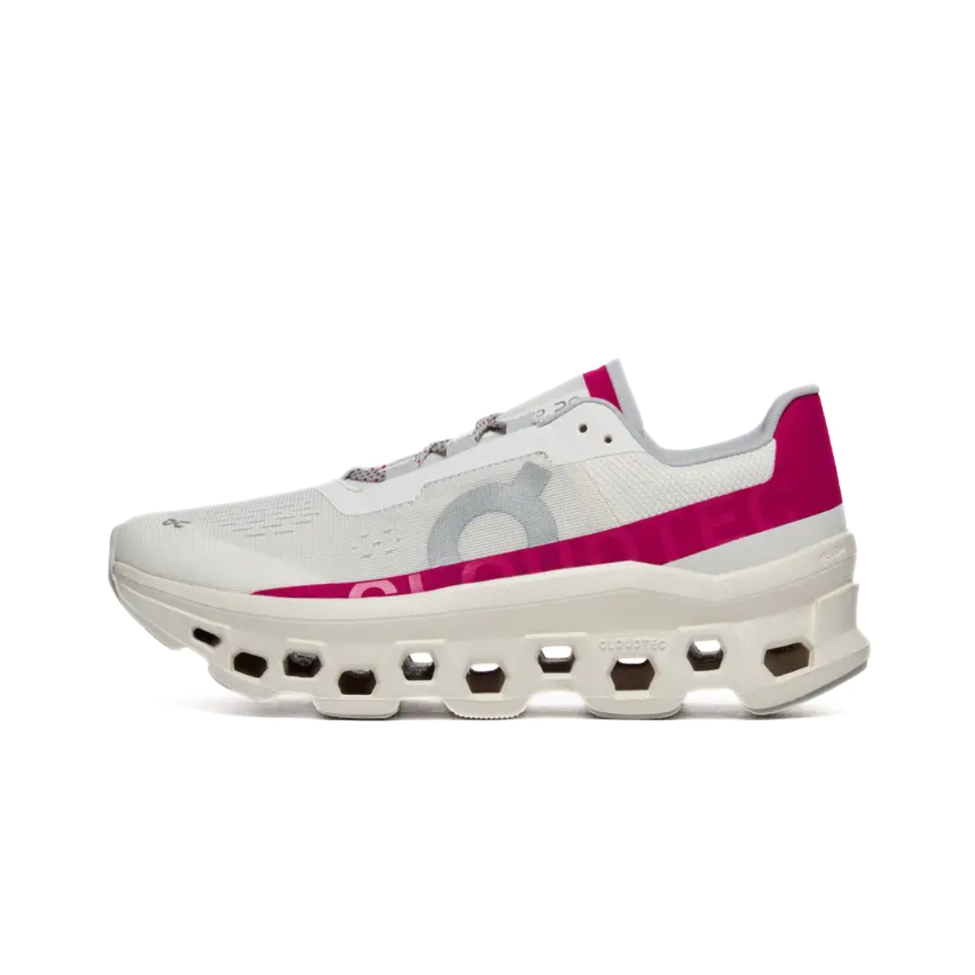 On Running Cloudmonster Ivory Grenadine (W) by ON