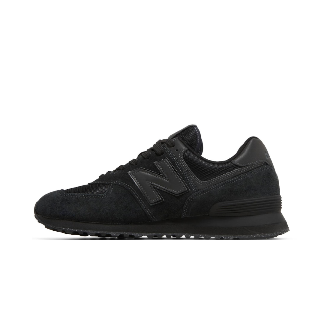 New Balance 574 Triple Black (2022) by New Balance