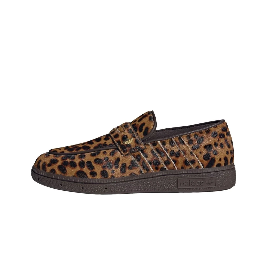 adidas Handball Spezial Loafer Leopard Print Dark Brown (W) by ADIDAS