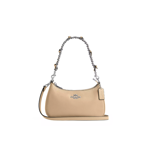 COACH Teri Shoulder Bag With Bows Light Sand by COACH